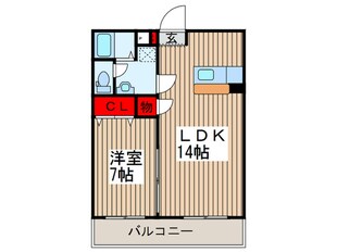 アム－ルＭｉｍｕｒａの物件間取画像